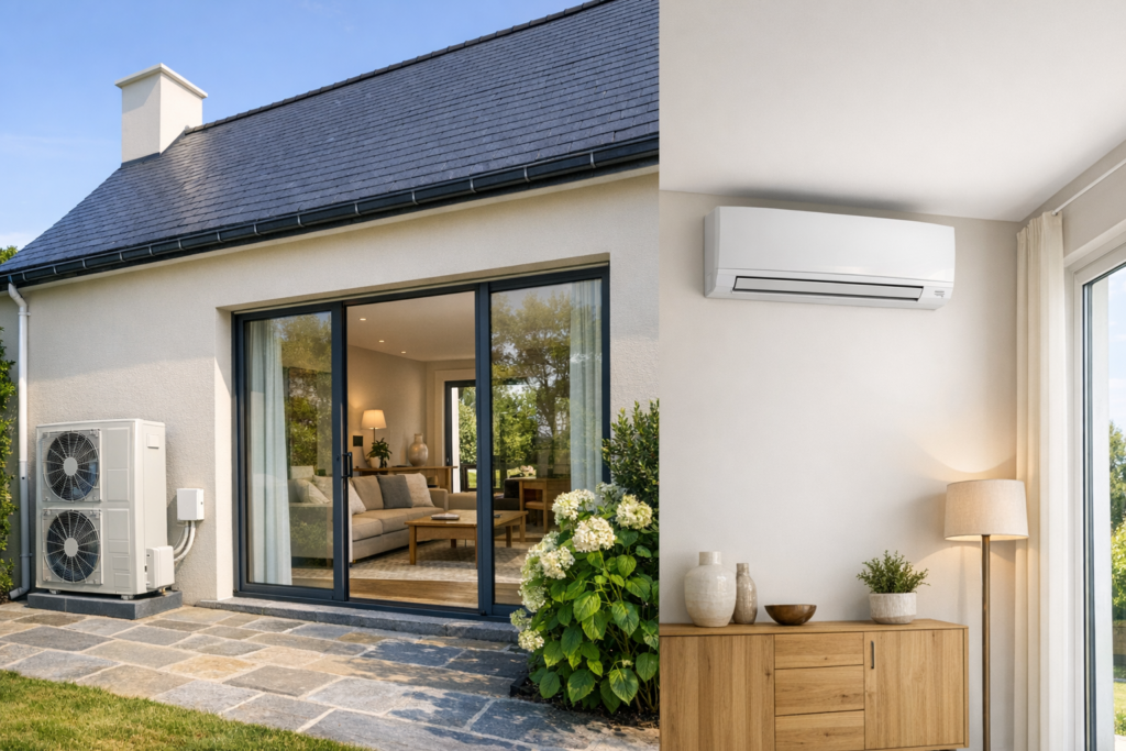 Installation de climatisation réversible à Muzillac