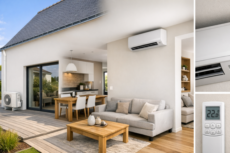 Installation d'une climatisation dans une maison à Muzillac