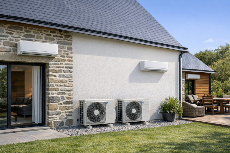 Fourniture & installation de x1 climatiseur réversible bi-split DAIKIN à Nivillac